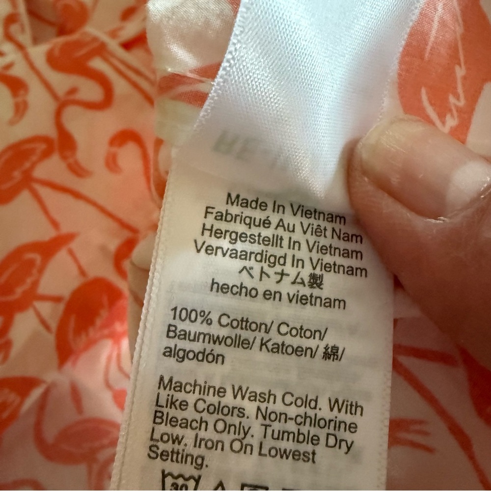 J. Crew Flamingo Print top - Picture 5 of 6